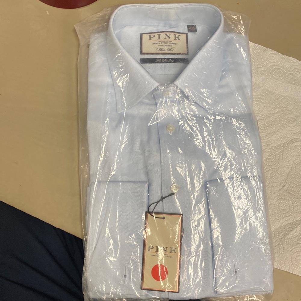 Thomas pink slim fit